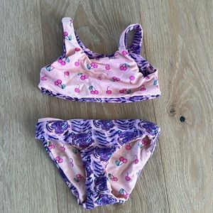 Egg by Susan Lazar 2-pc reversible swimsuit 12-18 mos. Never worn